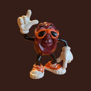 10/$25 Vintage 1987 California Raisins PVC Figure w/ Sunglasses